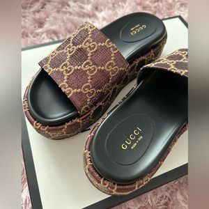 Gucci platform sandals women’s size 7
